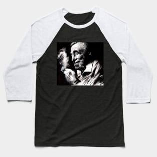 Bukowski on Black Baseball T-Shirt